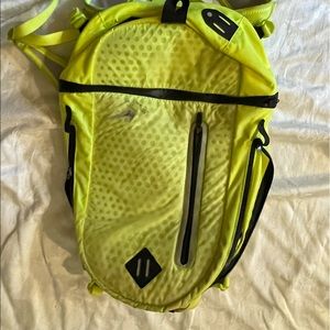 Nike neon yellow athletic backpack